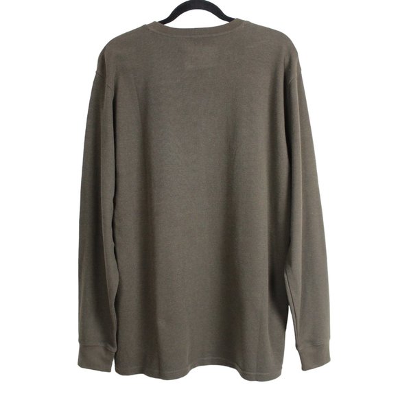 Skechers Made to Last for Work Green Thermal Long Sleeve Shirt - Picture 2 of 12